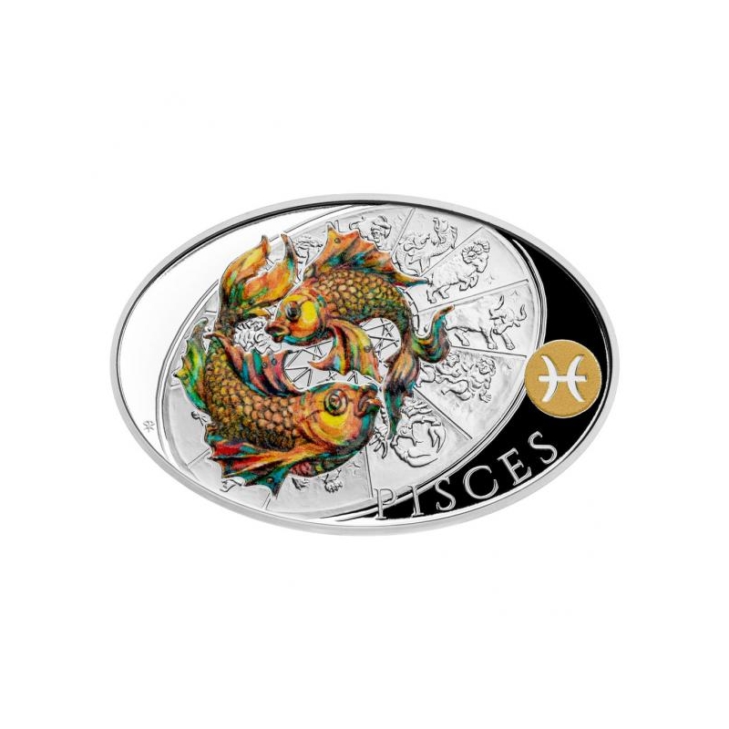 19 февраля рыбы или водолей. Ниуэ знаки зодиака монеты 2021г. Серебряная монета знаки зодиака рыбы. Монеты знак зодиака рыбы. Коллекционная монета знак зодиака рыбы.