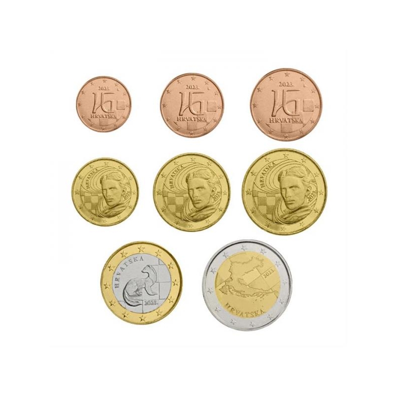 Croatia 2023 coin set 3,88 (loose) @ Aurea Regina - modern coin expert