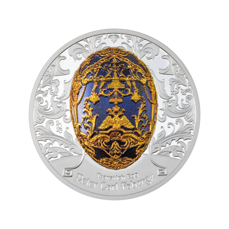 Silver faberge deals egg