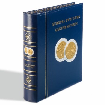 OPTIMA  coin album for 2€ commemorative coins I part (2004-2013 year)