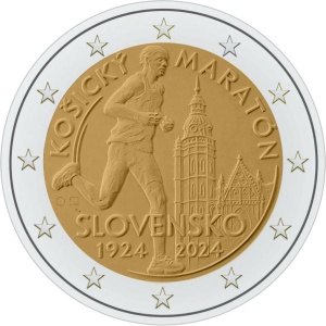 Slovakia 2€ commemorative coin 2023 - 100th anniversary of the Košice Peace Marathon Slovakia 2€ commemorative coin 2023 - 100th anniversary of the Košice Peace Marathon
