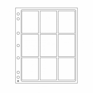 Пластиковый лист "ENCAP" для монет в "SLAB" капсуле, 2 листа в упаковке.