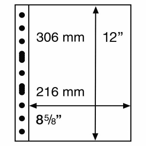 Лист GRANDE для купюр  1 C (216 x 306 mm)