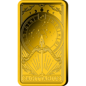 Sodiaagimärgid - Ambur.  Saalomoni saarte 10 $ 1/200 oz 99,99% kuldmünt. 