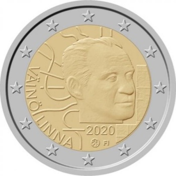 Suomi 2€ erikoisraha 2020 - Väinö Linna 100 vuotta 