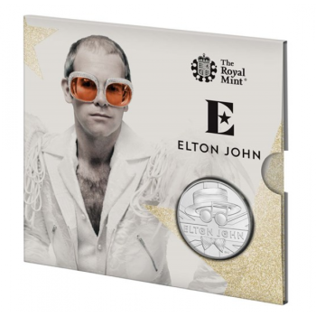 Elton John - Music Legends  United Kingdom 5£ 2020  Brilliant Uncirculated Coin