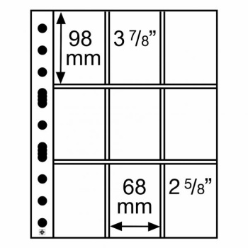 Grande leht 3/3 C  - 9  taskut (98 x 68 mm). 