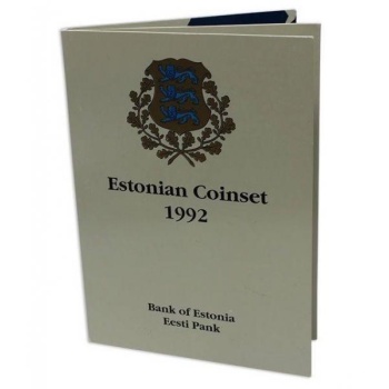 Eesti krooni komplekt 1992 a. 