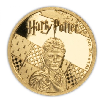 Harry Potter - Samoa 50 $ 2021.a. 99,9 % kuldmünt, 0,5 g