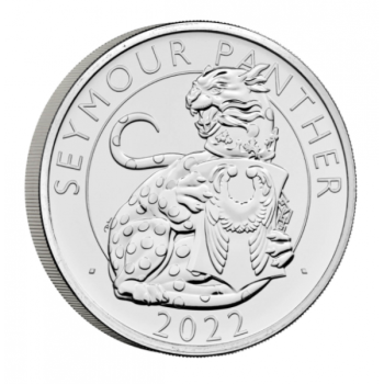 The Royal Tudor Beast - The Panther of Seymour  UK 5£ 2022 Brilliant Uncirculated Coin