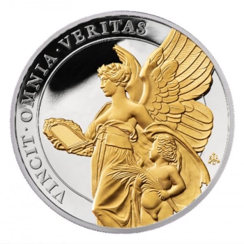 Truth. VincSaint-Helena, Ascension and Tristan da Cunha 1 £- 2021 99,9 % silver coin, 1 oz