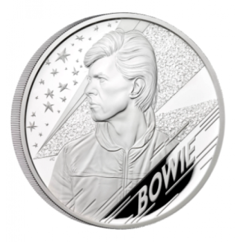 David Bowie Music Legends  United Kingdom 1 £ 2020 99,9% silver coin 156,295 g