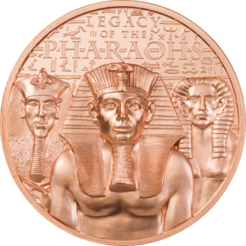 Legacy of the Pharaohs - Cook Islands 1$  2022 Copper Coin. 50 g  