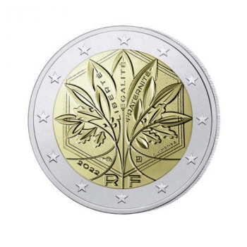 Prantsusmaa 2€ käibemünt 2022.a.