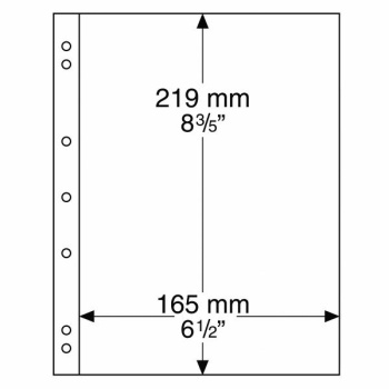 Plastic sheets NUMIS 1C for banknotes