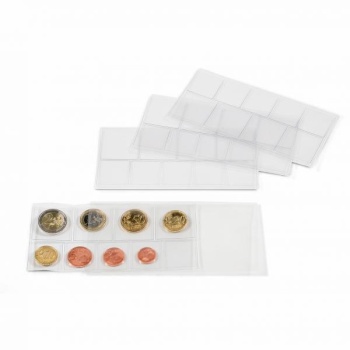 Coin sheet for one euro coin set