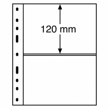 Optima postimerkki sivu 2 S (180 mm x 35 mm)  Musta tausta 