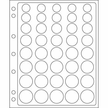 ENCAP-lehti € kolikoille 1c -2€ kapselissa rahoille (2 sivua pakkauksessa)