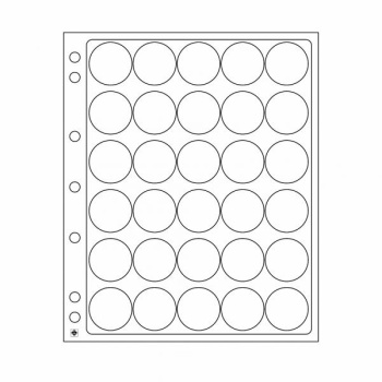 ENCAP-lehti 32/33 mm kapseleissa rahoille (2 sivua pakkauksessa)