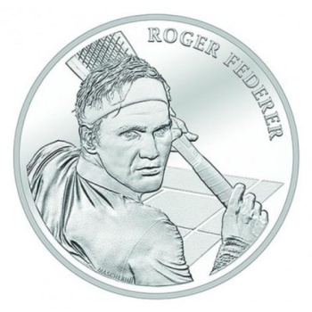  Roger Federer - Sveitsi 20 Fr 83,5% hopearaha, 20 gr