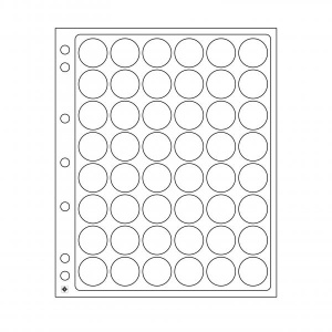 ENCAP-lehti 22.2/23 mm kapseleissa rahoille (2€) (2 sivua pakkauksessa)