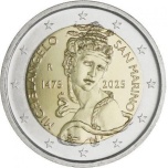 San Marino 2€ commemorative coin 2025 - 550th Anniversary of the Birth of Michelangelo