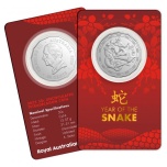 Year of the Snake - tetra-Decagon Shape- Australia 0,5$ 2025  copper/Nickel coin 15,7 g