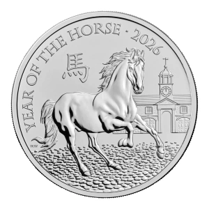 Hevosen vuosi 2026  Isobritannia 5 £ 2026 kupari-nikkeli raha, 28,28 g