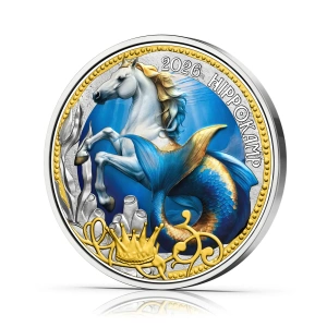 Mythical Creatures - The Hippocampus - 3 € 2025 base matel coin, 16 g