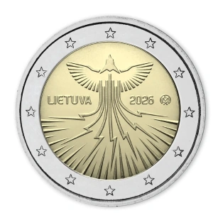 Leedu 2026 a 2€ juubelimünt - Energia