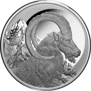 Kitse aasta 2027 - Niue 1 $   1-untsine 99,9% hõbemünt 