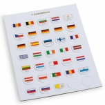 флаги Евро стран в капсулы 26 мм