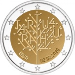 Estonia 2€ commemorative coin 2020 - The centenary of the Tartu Peace Treaty