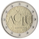 Leedu 2015 a 2€ juubelimünt -  leedu keel