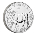 Pühvli aasta 2021 - Suurbritannia 5 £ vask-nikkel münt, 28.28 g