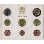 Годовой набор Евро монет Ватикан 209 года  - комплект  