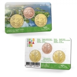 Набор Евро монет Нидерланды 2019 года - комплект 10, 20, 50 c
