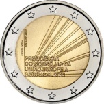 Portugal 2€ commemorative coin 2021 - Portuguese Presidency of the Council of the European Union