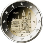 Germany 2€ commemorative coin 2021 - Sachsen-Anhalt - Magdeburg Cathedral