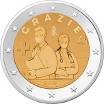 Italy 2€ commemorative coin 2021 -Healthcare professionals