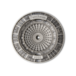Pantheon. Solomon Islands 10$  2021. 4 Layer 99,9 %Silver Coin 100 g, 
