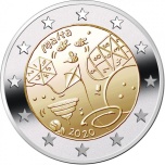 Malta 2€ commemorative coin 2020 - Children’s games (coin card)