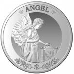 Napoleon Angel. Saint-Helena, Ascension and Tristan da Cunha 1 £- 2021 99,9 % silver coin, 1 oz