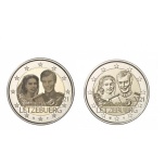 Luxembourg 2€ commemorative coin 2021 -The 40th anniversary of the marriage of Grand Duke Henri