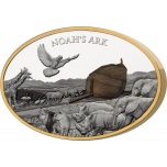 Nooan arkki - Salomonsaarien 10$ 2021.v. -  99,9% hopearaha, 3 unssi 