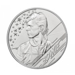  «Легенды музыки» - Дэвид Боуи. Великобритания 5 £ 2020 г. Mедно-никилиевая монета.