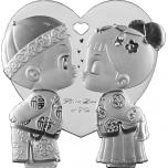 Fall in Love at Kiss - Chinese Garment -  Niue - 1 $ 2021 99,9% silver coin /pedant 15,5 g