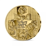 Ranskalainen erinomaisuus. Dior Ranska 50€ 2021.v. 99,9 % kultaraha, 7,78 g