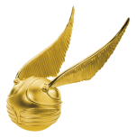 Harry Potter - 3D Kuldne kitu- Samoa 5 $ 2022.a.  kullatud 3-untsine 99,9 % hõbemünt  