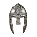 "Viking Helmet". Solomon Islands 10$ 2022. 99,9% silver coin with antique finish, 10 oz